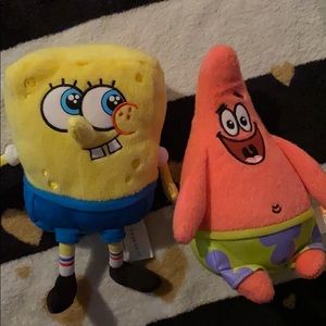 Spongebob and Patrick plush duo